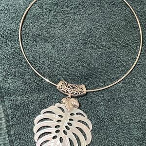 Sarah Coventry Womens Necklace Monstera Pendant